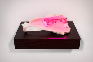 Handcrafted sculptural work exploring celebrity culture, social media, public judgment, and the relationship between visibility and identity.