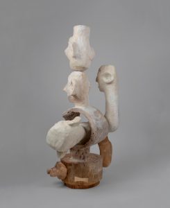 Since the Beginning Until the End by Shifts of Fortune, 2025, hand-carved wood sculpture by James Gilbert